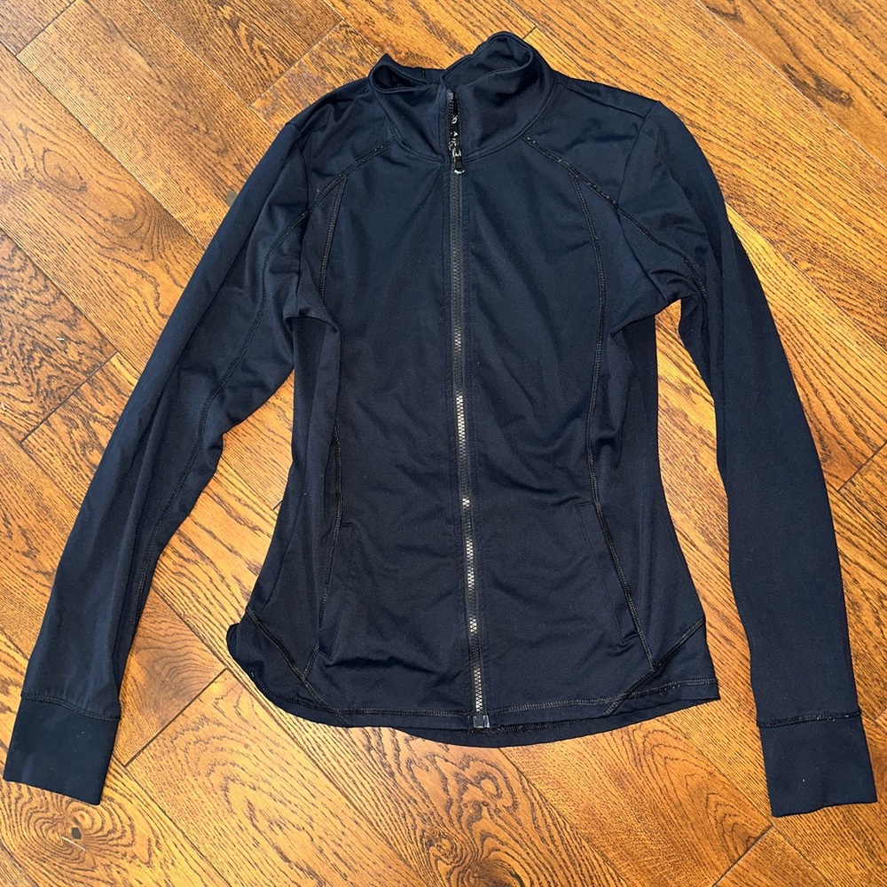 X by Gottex Black Full Zip Jacket size Medium